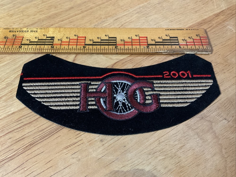 HARLEY DAVIDSON OWNERS GROUP HOG H.O.G. 2001 VEST JACKET PATCH
