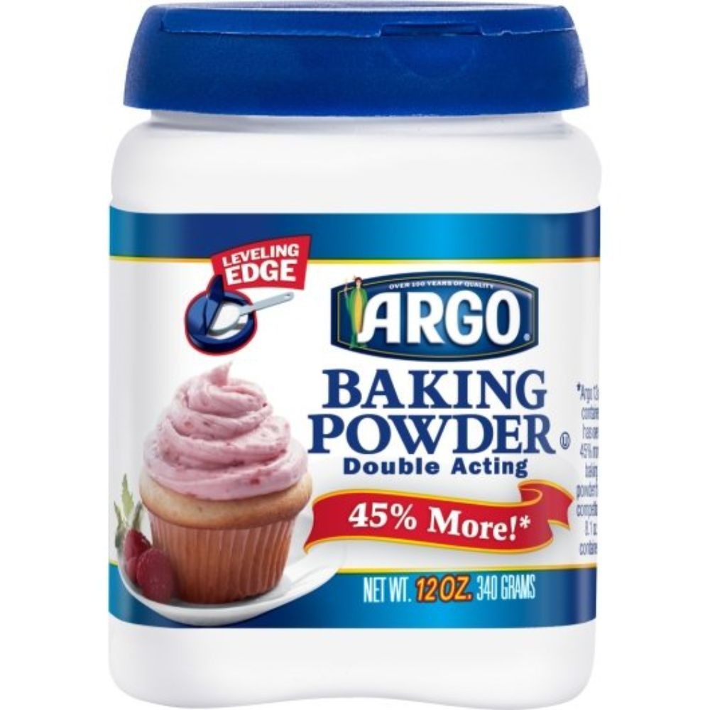 Argo Double Acting Baking Powder, 12 Ounce, 12 Bottles Per Case
