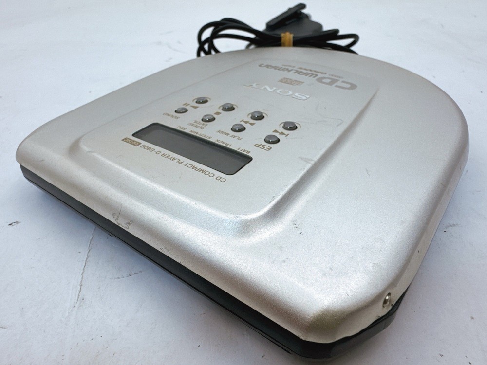 Sony D-E800 CD Walkman Portable ESP Player with Remote Tested Working