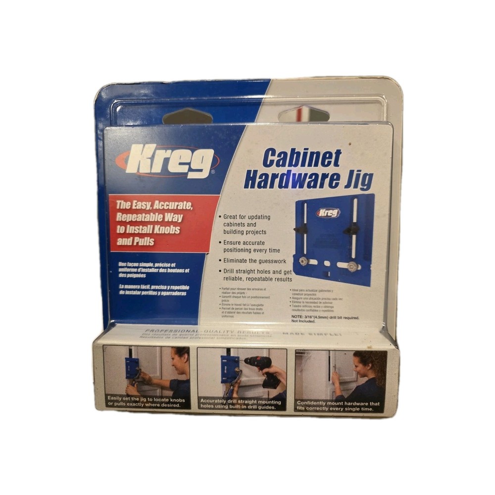 New    KREG KHI-PULL Cabinet Hardware Jig 1 pc