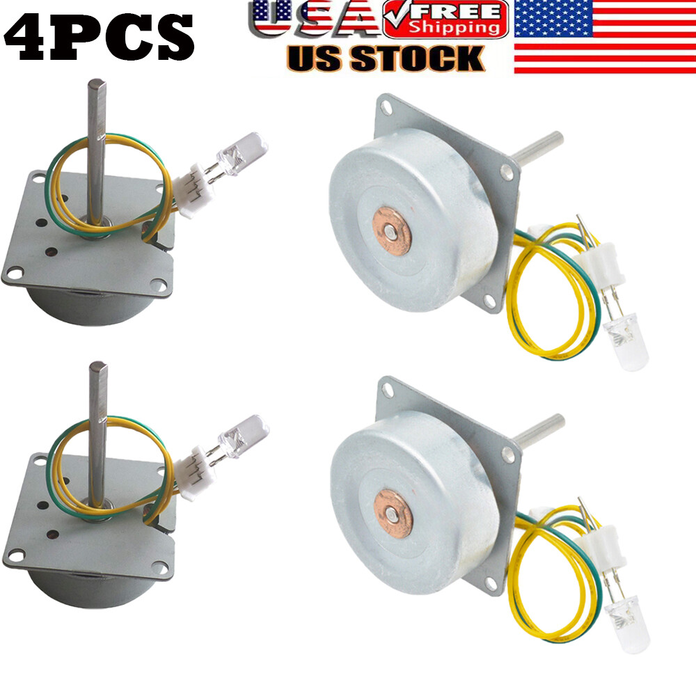 4PCS Micro 3 Phase AC Mini Hand Brushless Motor Generator Model Experiment