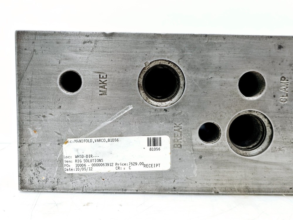 81056 MANIFOLD VARCO RIG SOLUTIONS