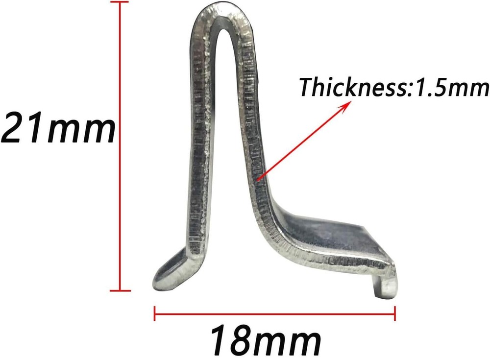 14-Piece Adjustable Steel Pilaster Shelf Support Clips – Heavy Duty Solution