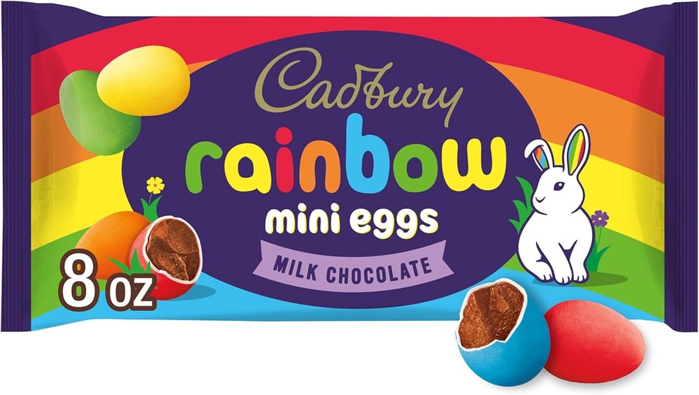 CADBURY MINI EGGS Milk Chocolate Rainbow, Easter Candy Bag