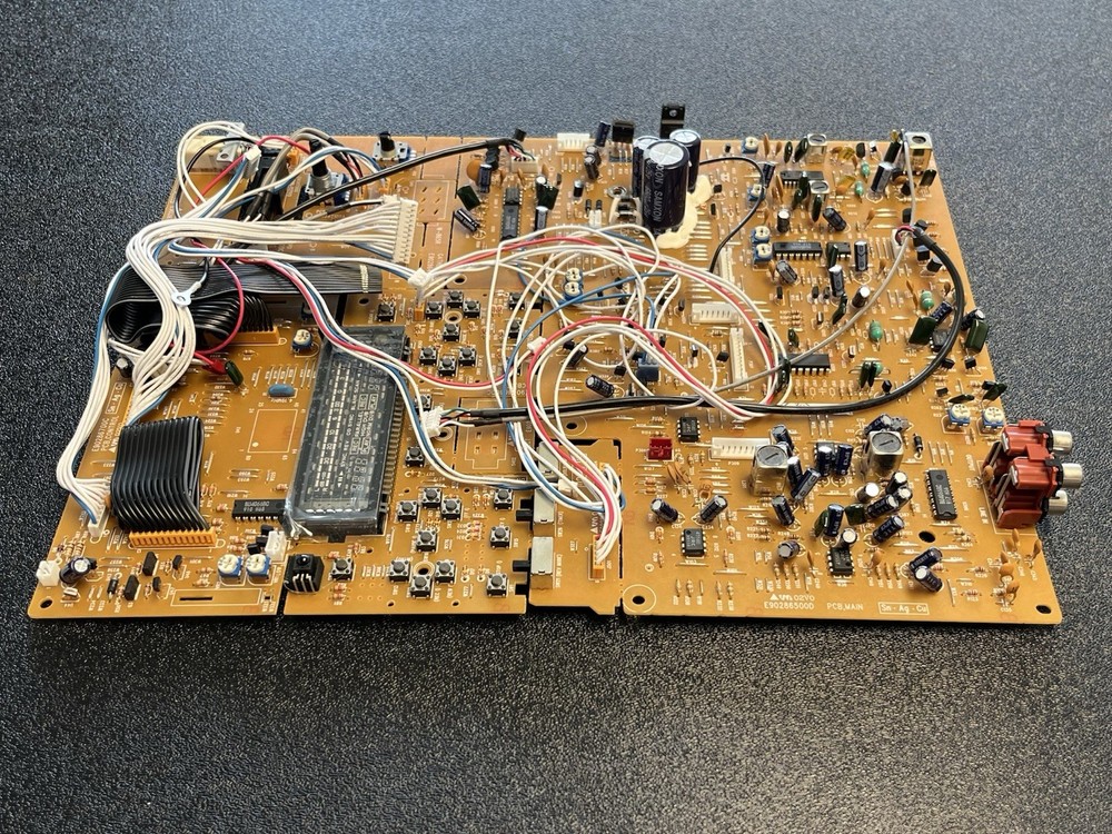 TEAC AG-H500 AM/FM Stereo Receiver — Main PCB + Control PCB Assembly
