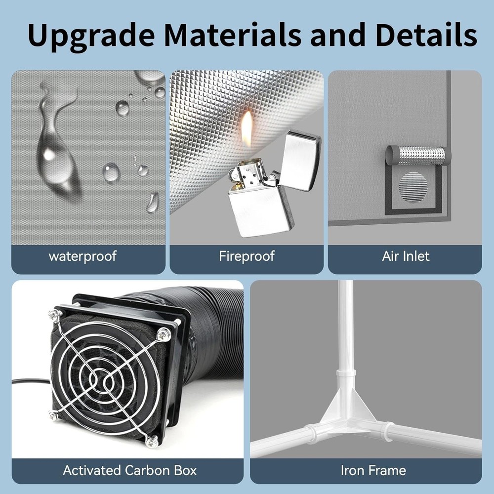Double Space Resin 3D Enclosure with Ventilation Kit LED Light, 3D Printer Vente