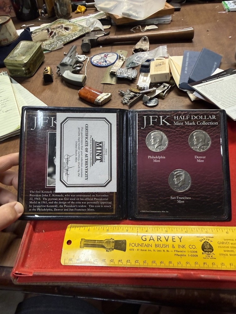 JFK HALF DOLLAR MINT MARK COLLECTION