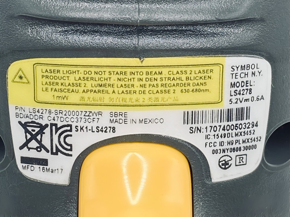 Symbol LS4278 Laser Long Range Barcode Scanner w/STB4278 Dock & USB Cable🔥⭐