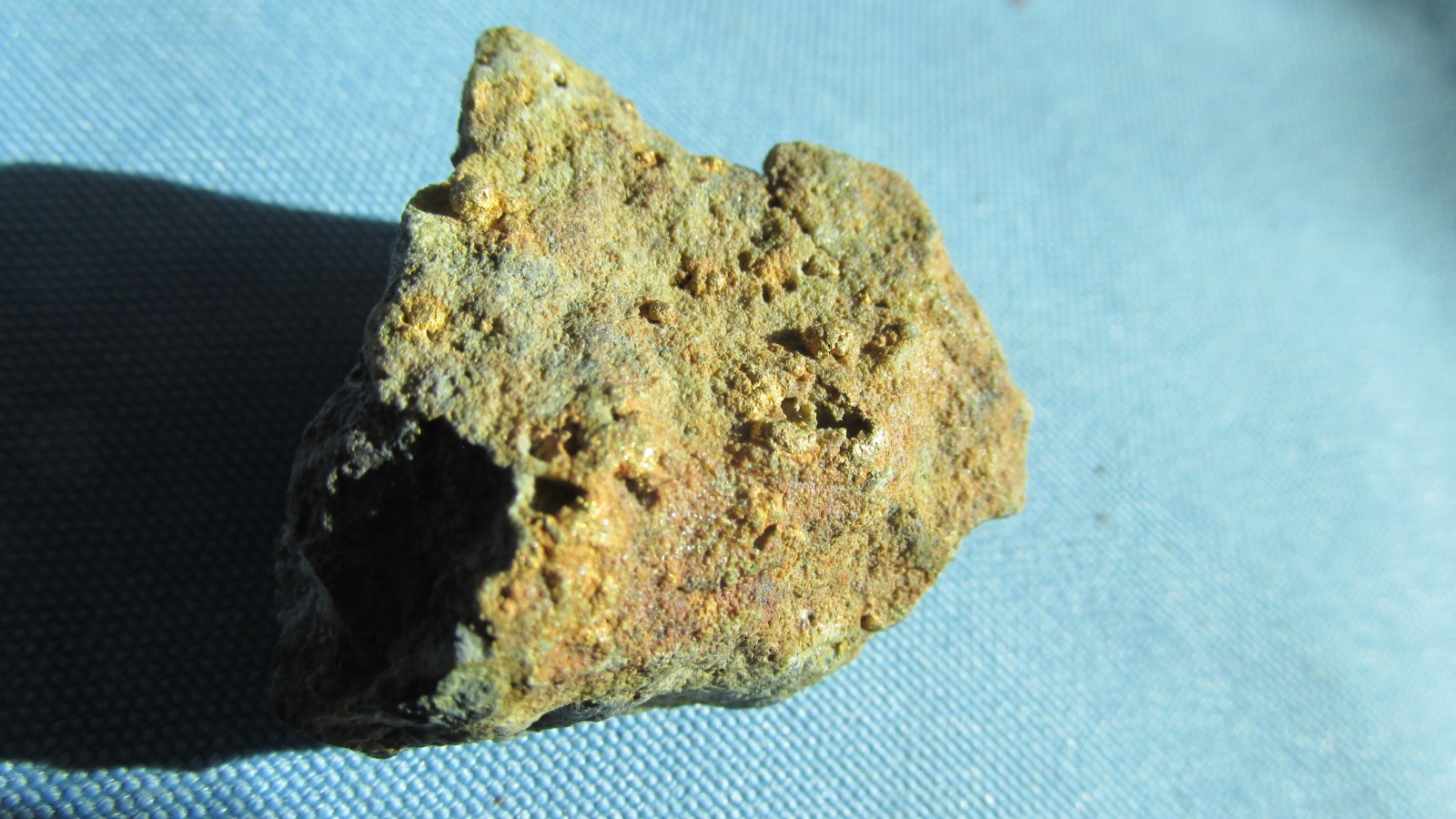 Cripple Creek Colorado Roasted Sylvanite Visible Free Gold Specimen-1.50 x 1.00