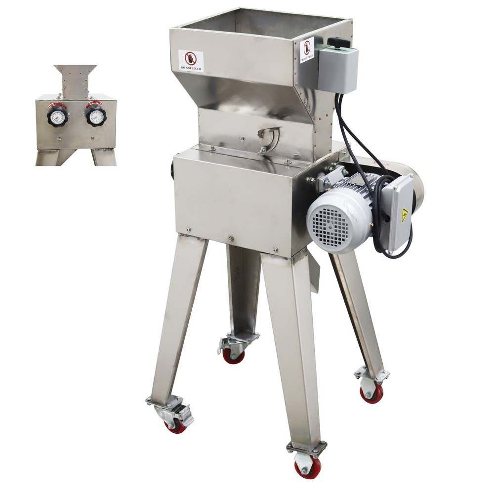 Electric Multi Functional Roller Crusher Wheat Corn Grain Crushing Machine 110V