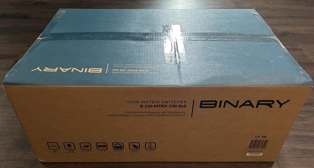 Binary B-500-MTRX-230-8x8 HDMI Switcher
