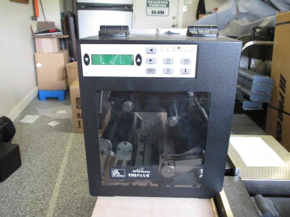 Zebra Thermal Printer 110PAX4 Labeler Bar Code Printer