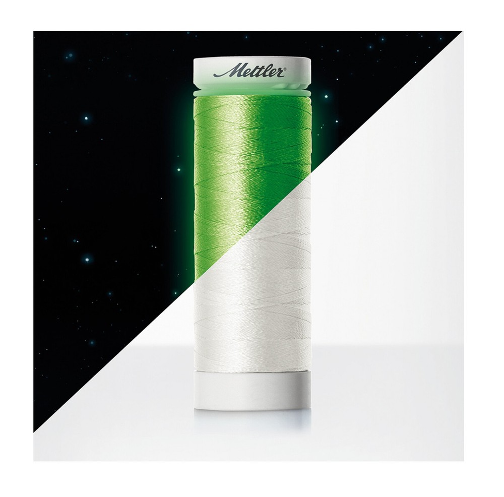 Mettler Poly Glow Phosphorescent 40wt Embroidery Thread 109 Yards
