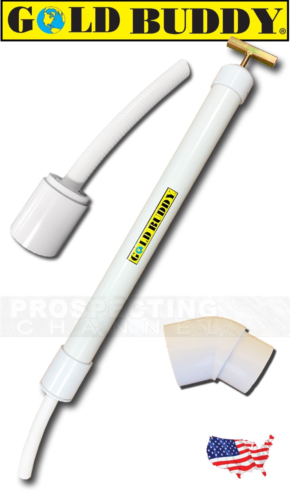 GOLD BUDDY SUCTION TUBE SNIPER NUGGET SUCKER 30 inches