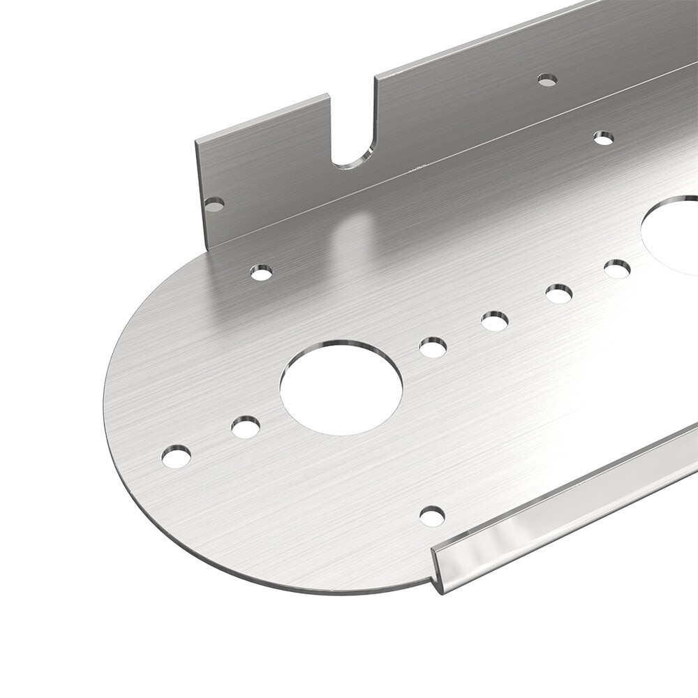 (PAIR) For Peterbilt -3 Radius Watermelon Air Cleaner Front Light Brackets ONLY