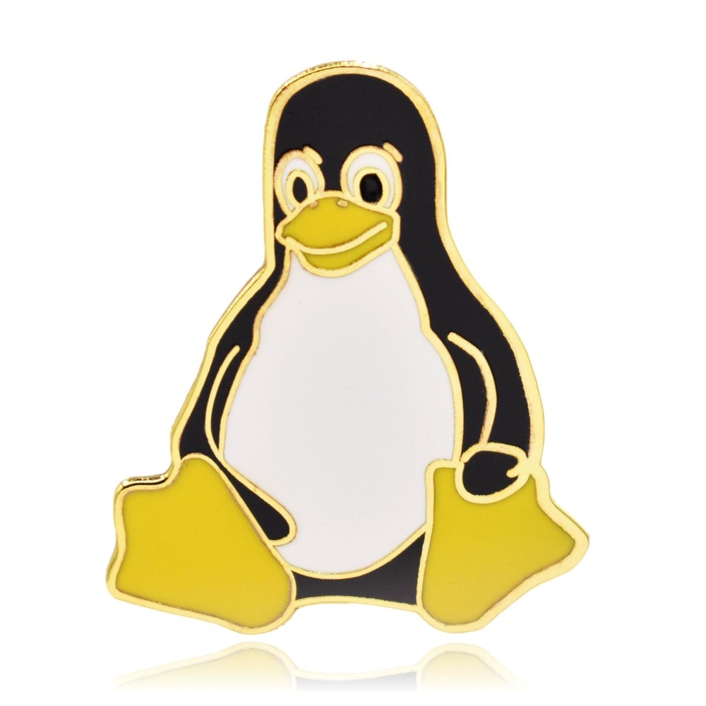 Tux the Linux Penguin Hard Enamel Lapel Pin