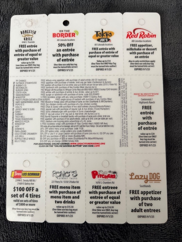 restaurant gift cards