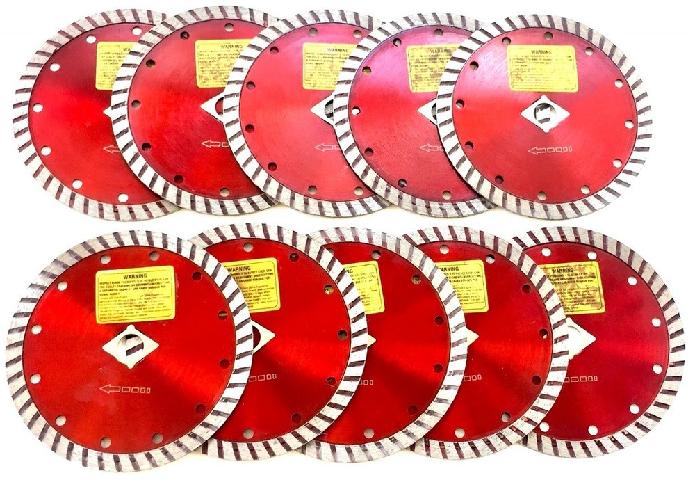 4.5'' Diamond blade fits angle grinder 10 pack (4 /2'')