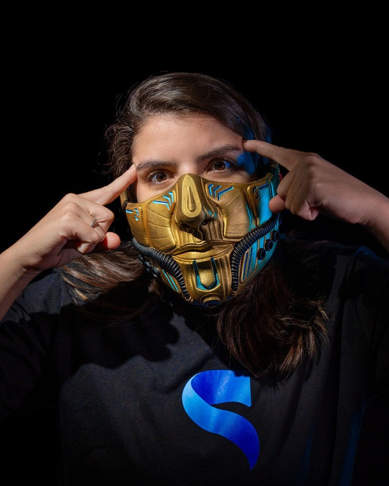 Metropolis Mask | Raw DIY Kit | Wearable Accessory