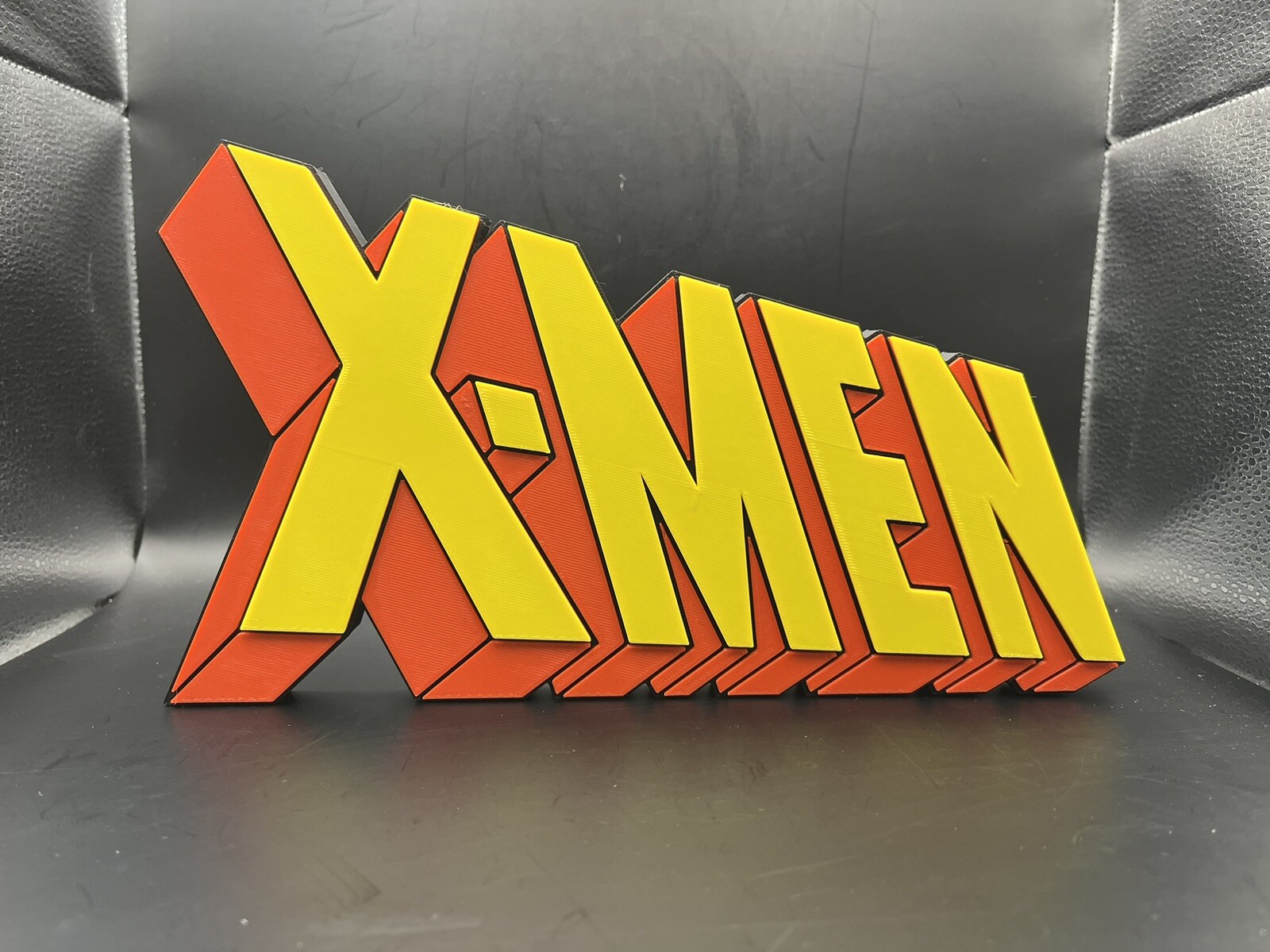 X-Men Logo Sign Display | 3D Wall Desk Shelf Art 11 inch