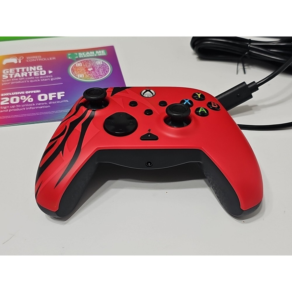 PDP Spirit Red Bundle: Advanced Wired Controller & Wired Headset *OPEN NEW*