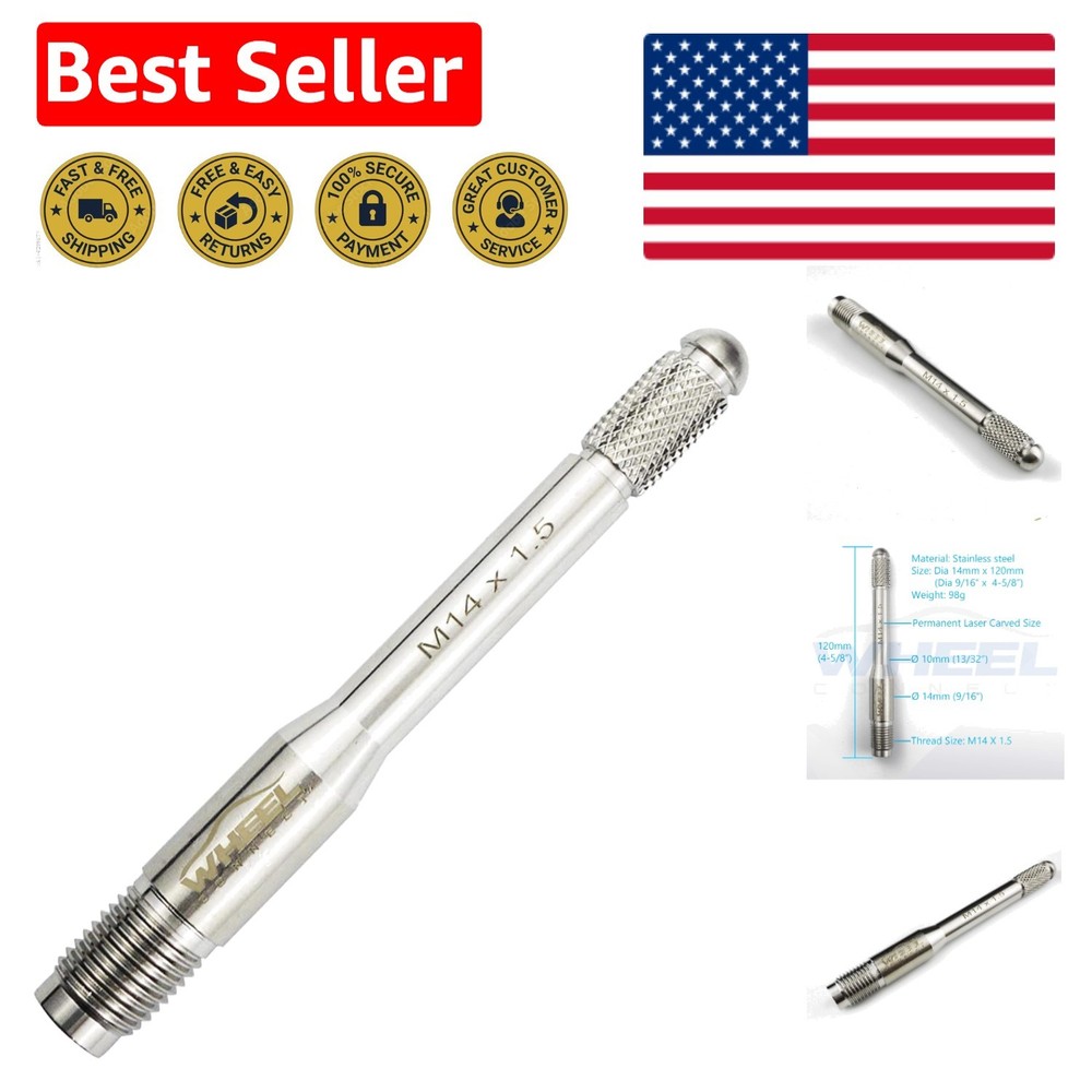 Lightweight M14X1.5 Wheel Alignment Guide Studs for Effortless Tire Changes