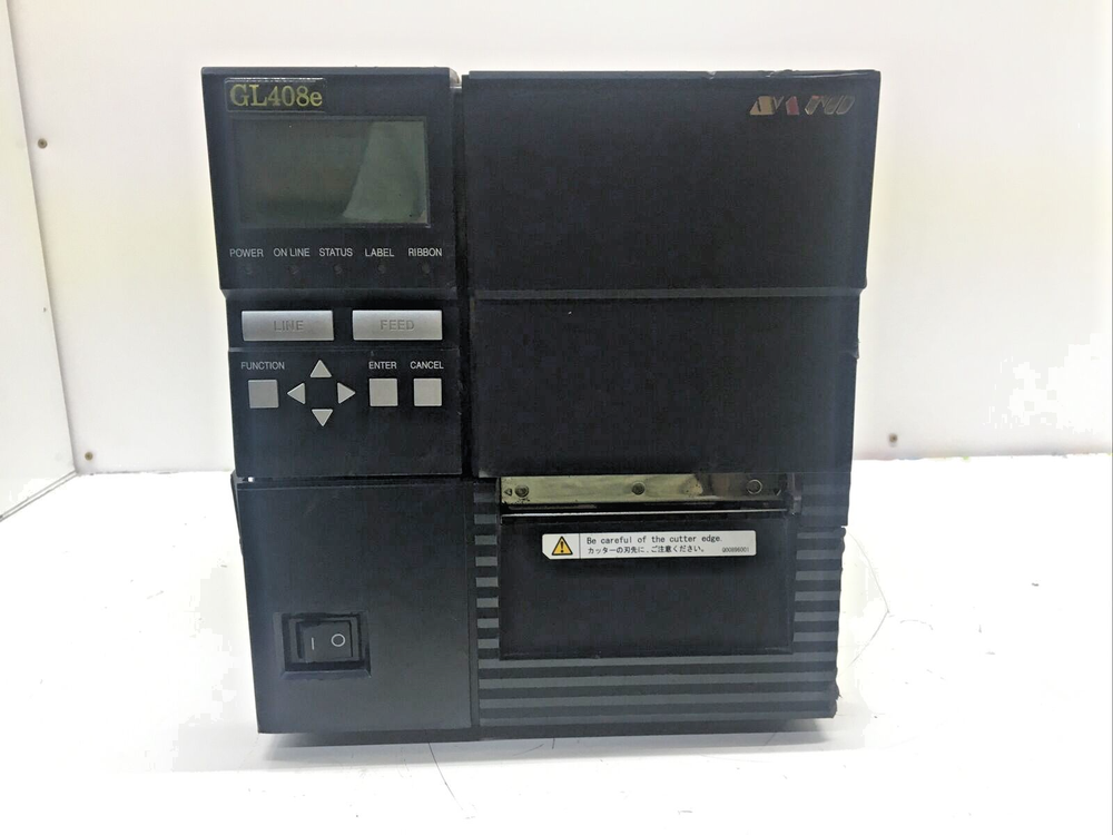 SATO GL408e BARCODE PRINTER Powers On
