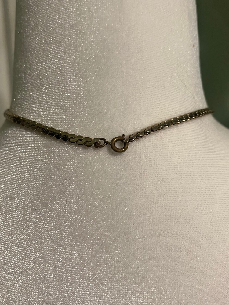 Vintage Hanging Flower Necklace