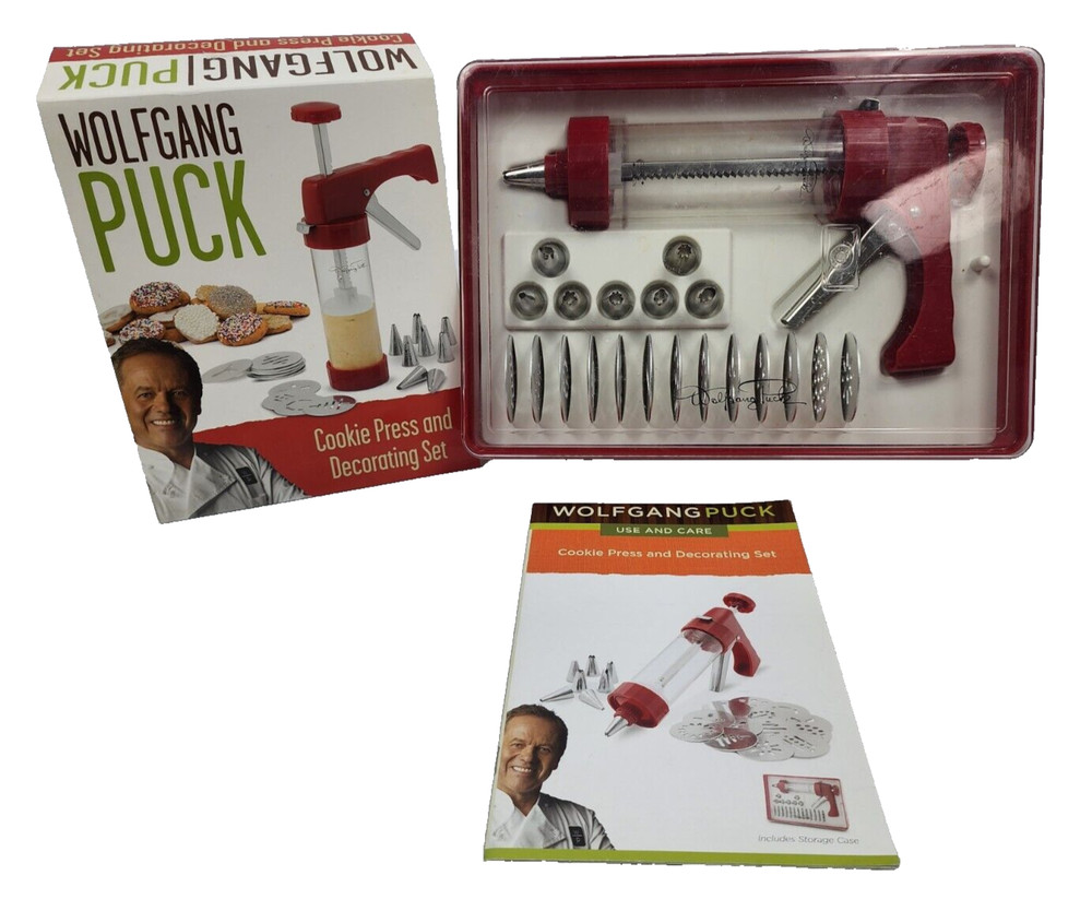 Wolfgang Puck Cookie Press & Decorating Set 23 Piece Set