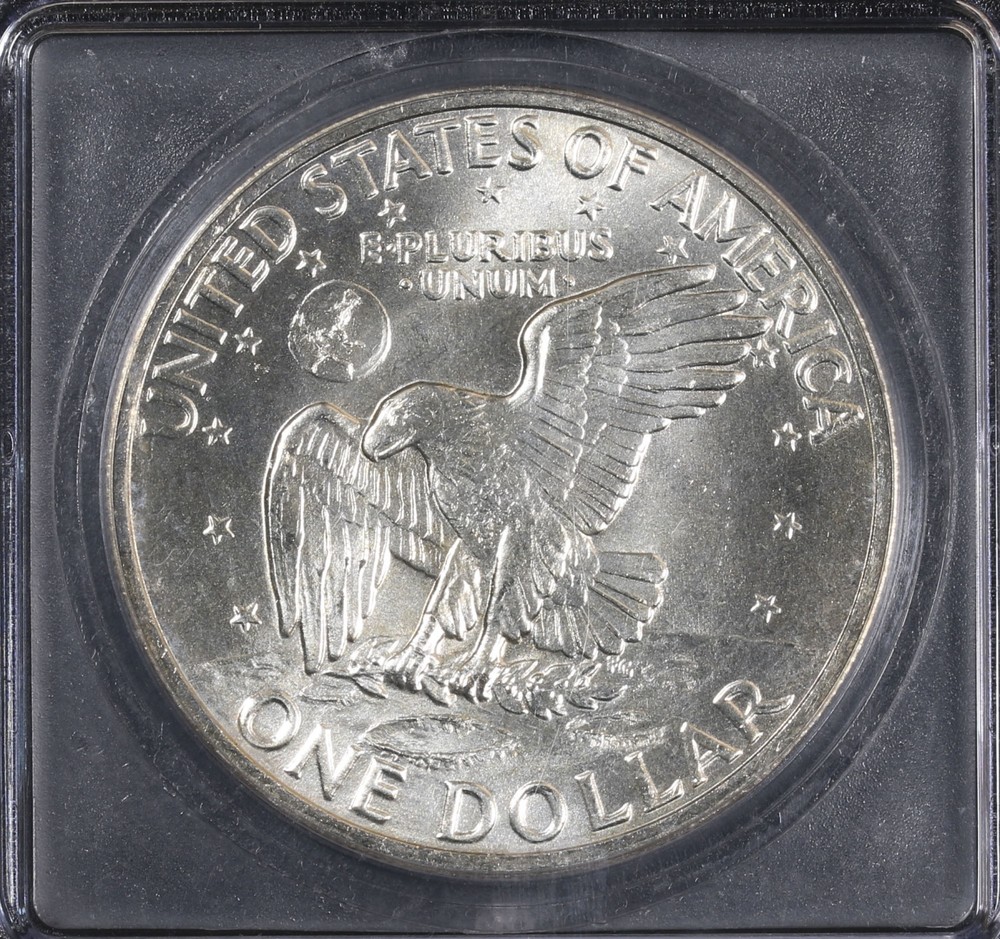 1971 S Dollar Eisenhower 40% Silver ICG MS-66