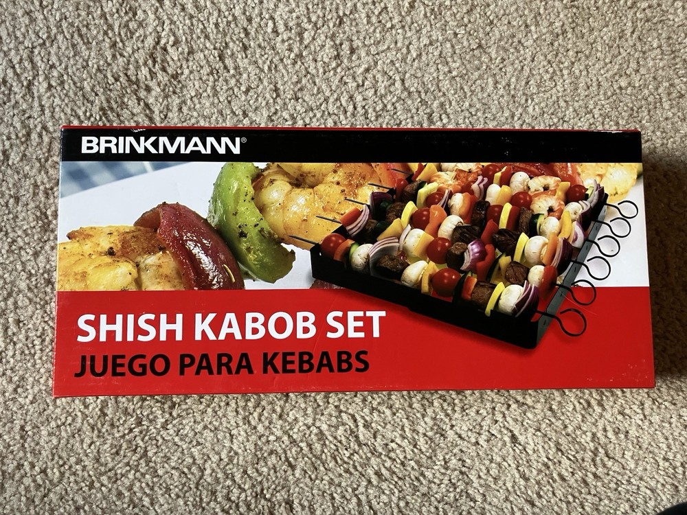 New Brinkmann Shish Kabob Set