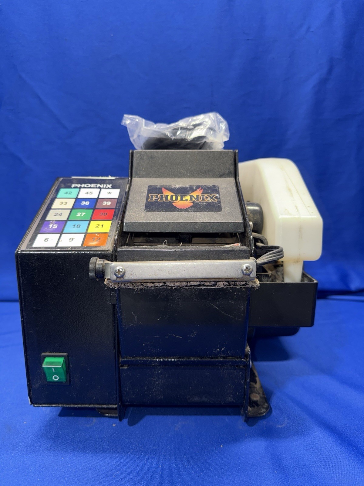 Phoenix E-1 Electronic Automatic Gummed Paper Tape Dispenser - Powers On - Read