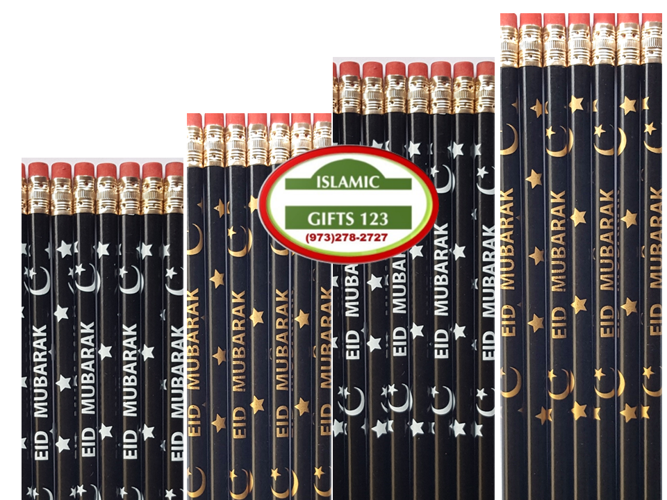 Eid Pencils Eid favors Islamic Gift Eid Party decor Eid Kids Gift Ramadan Gifts