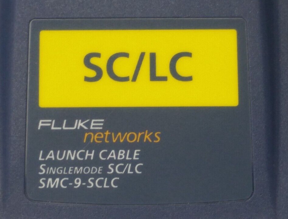 Fluke SMC-9-SCLC Single Mode Launch Cable SC/LC