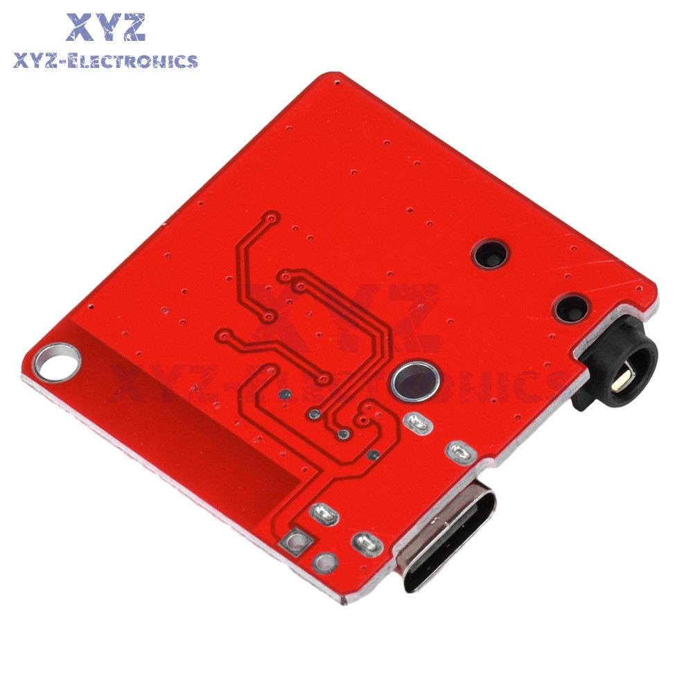 5pcs 3.7-5V Type-c Mini Bluetooth Audio Decoder Board MP3 Audio Receiver Module