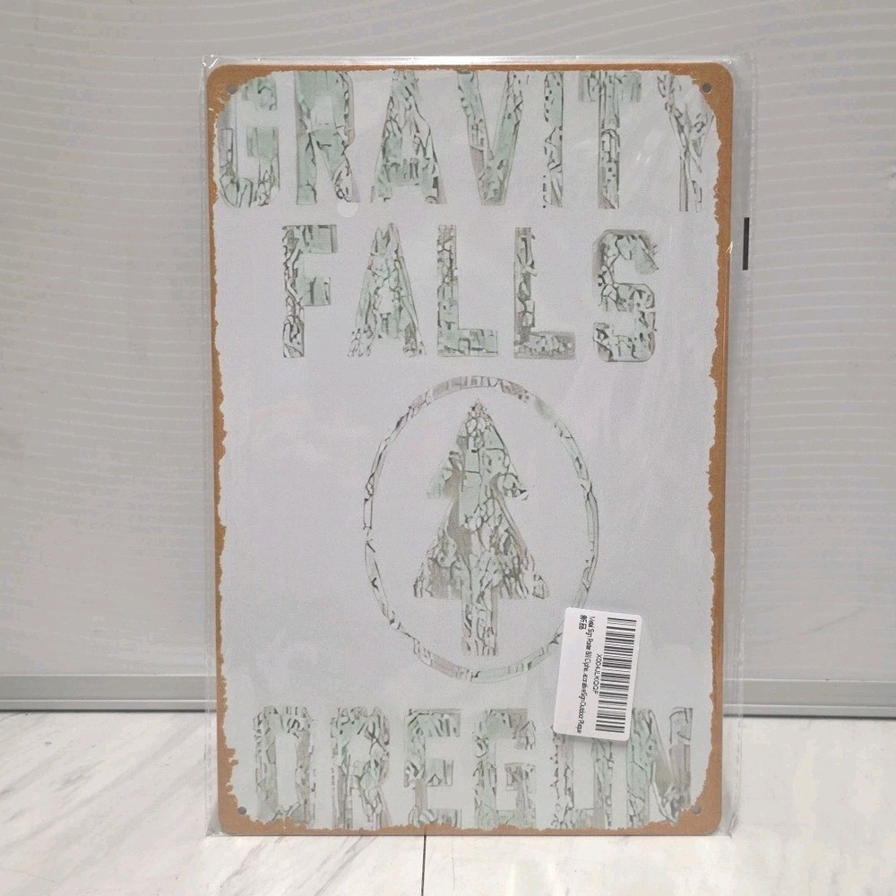 Gravity Falls Tin Wall Sign, 7.75x11.75 Inch