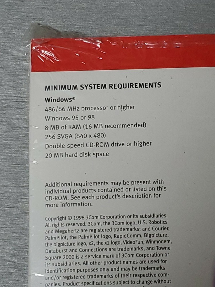 3Com US Robotics 56K Faxmodem Installation Guide Disk Windows 95 98 NT 4.0