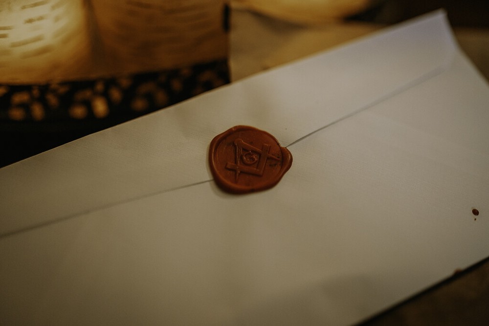 Square & Compasses Masonic Wax Seal
