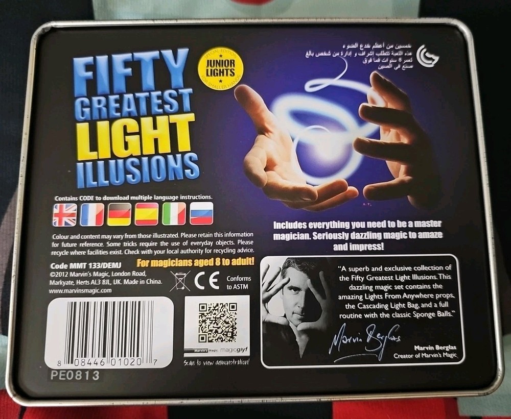 Fifty Greatest Light Illusions (Junior Edition) by Marvin's Magic