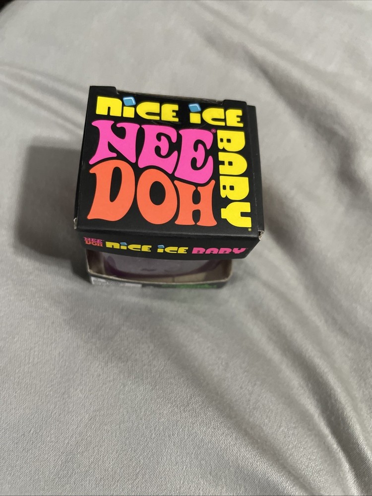NeeDoh Nice Ice Baby Sensory Squish Cube Super Solid Stress Toy