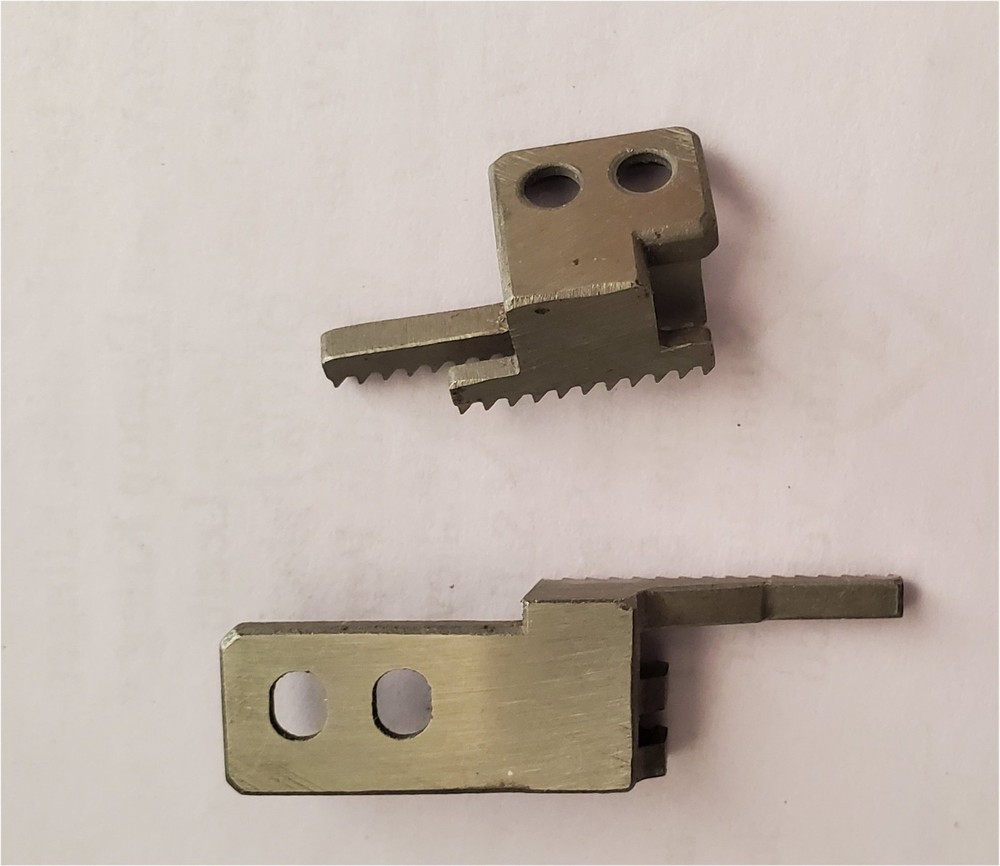 FEED DOGS FOR BERNETTE SERGER 334D WITH DIFFERENTIAL FEED