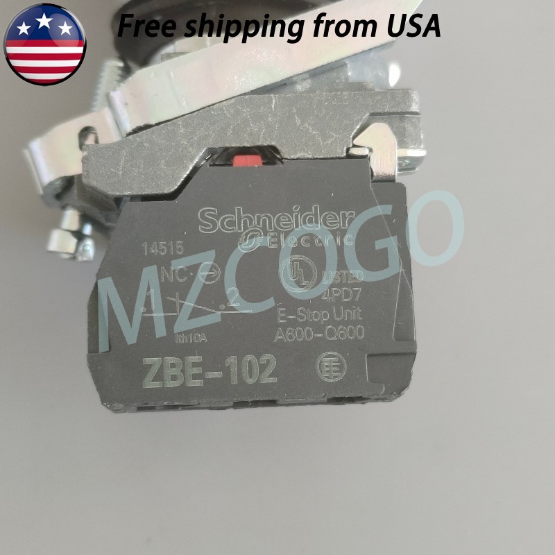 For Schneider XB4BS8442 Emergency Stop Push Button XB4-BS8442 NC Fast Delivery