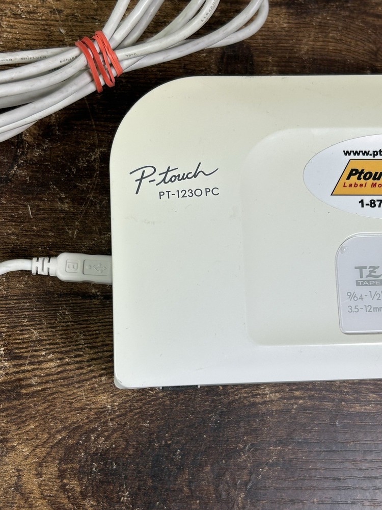 Brother P-Touch PT-1230PC Thermal Printer Connect to PC USB