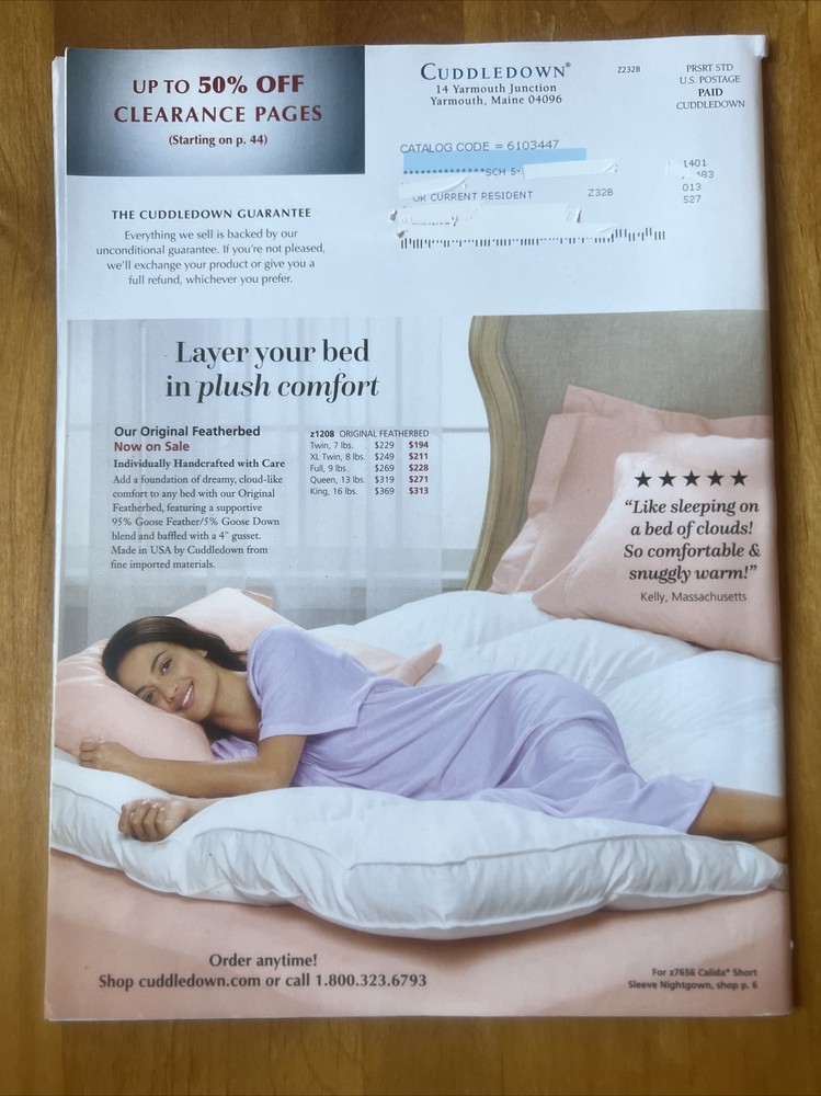 CUDDLEDOWN Catalog - Springtime 2022