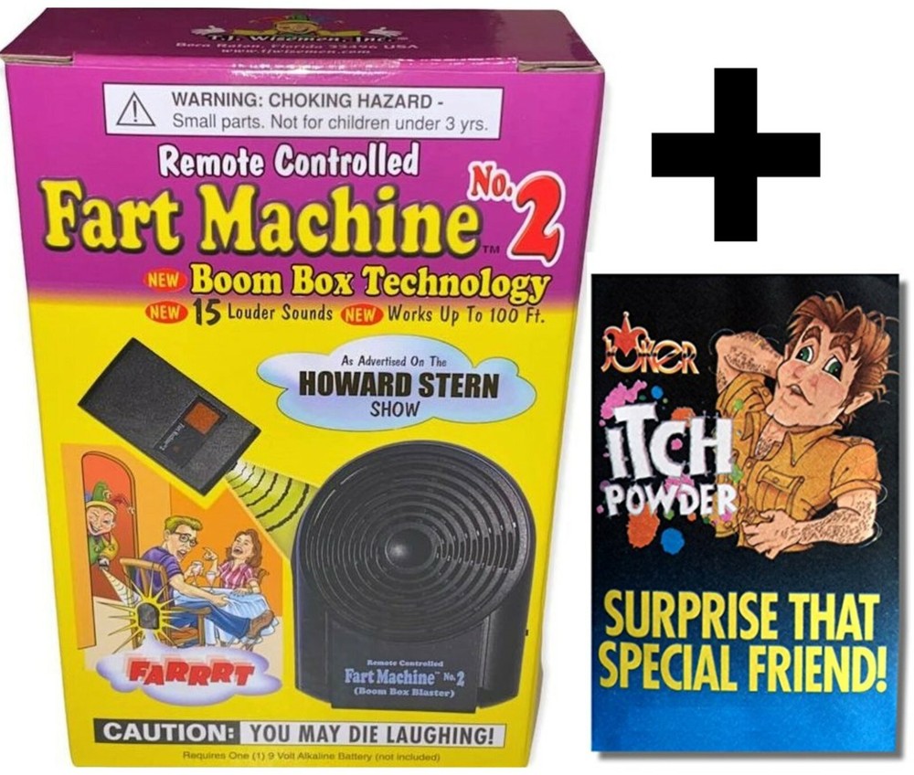 Fart Machine # 2 with remote + 1 ITCHING POWDER ~ COMBO!