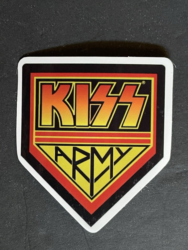 Kiss Army Sticker Iconic 70s Rock Band Simmons Stanley NY NYC for Skateboard New