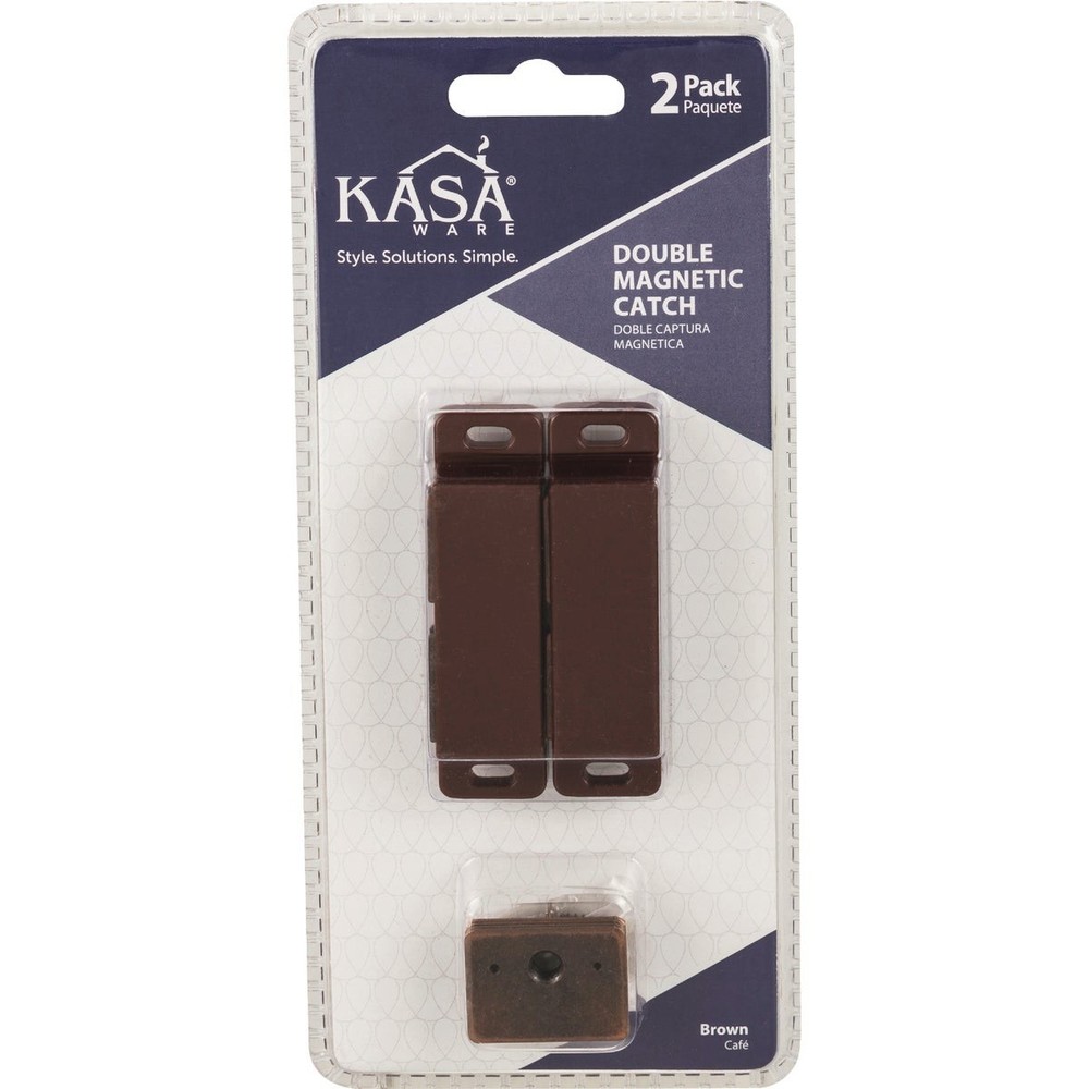 KasaWare Brown Double Magnetic Catch (2-Pack) KFCMD-A-BR2 Hardware Resources
