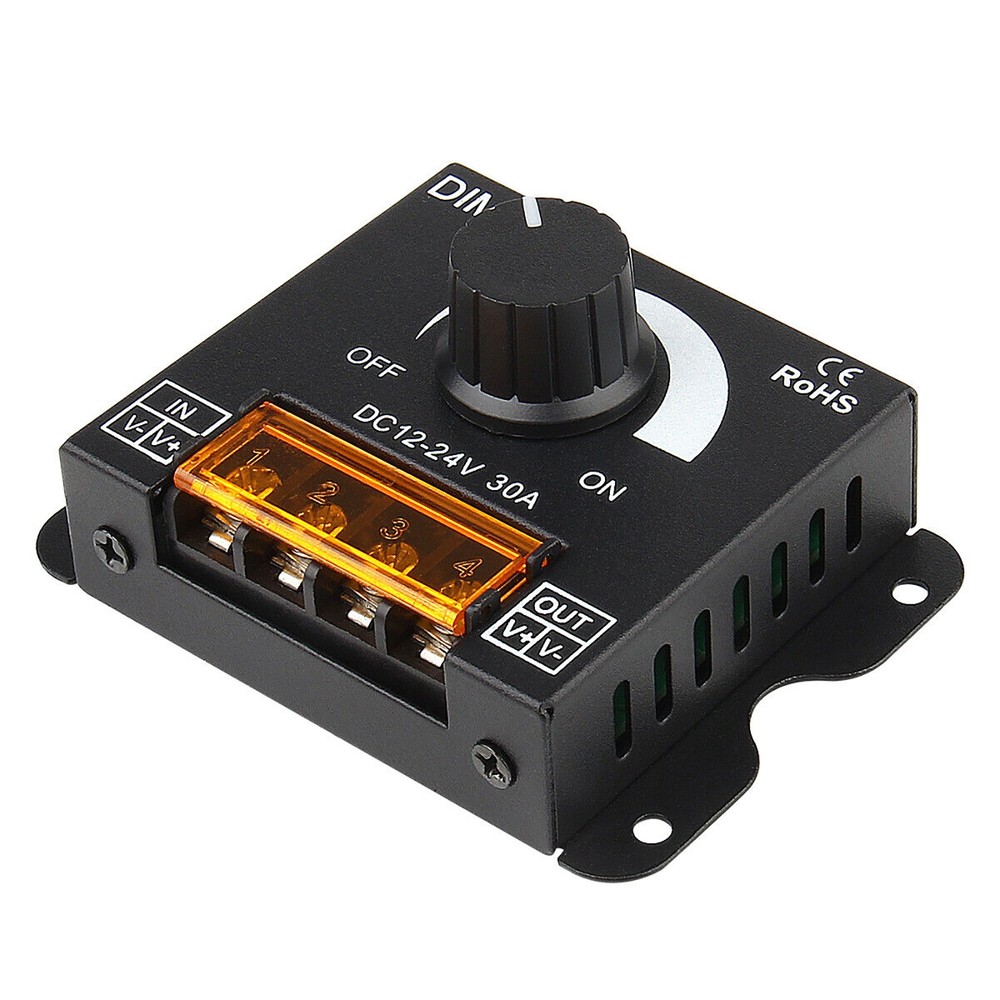 DC 12V-24V LED Dimmer Adjustable Brightness Switch For LED Light Strip