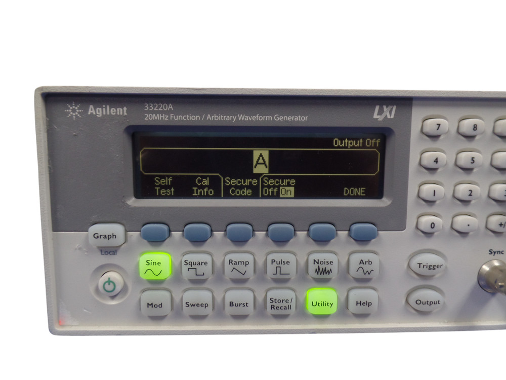 Agilent 33220A 20 MHz Function Arbitrary Waveform Generator - Free Shipping