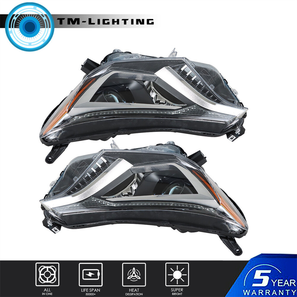 Pair Headlights Halogen Headlamps Left&Right Side For 2016 2017 2018 Toyota Rav4